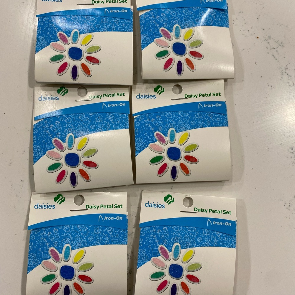 6 Daisy Petal Sets (Girl Scouts)